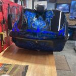King tour pack custom paint job wit quick release kicker 8 marine speakers with built in 1 tweeters