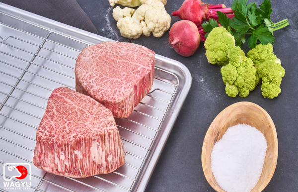 TAKAMORI DRUNKEN WAGYU | A5 WAGYU BEEF FILET MIGNON-COMPLETE TRIM 2 OZ