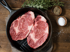 NATURAL AMERICAN WAGYU BEEF PORTIONED RIBEYE STEAK