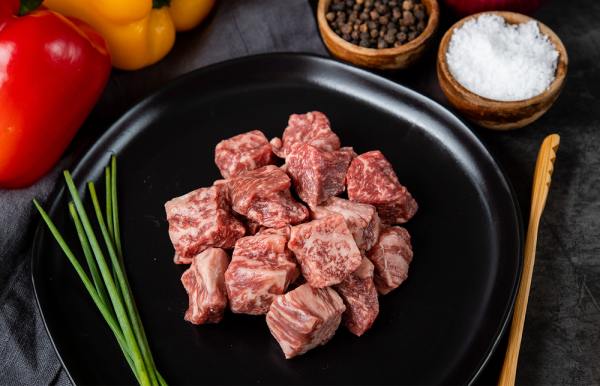 AUSTRALIAN WAGYU BEEF STEAK CUBES-PREMIUM LOIN (2 PKGS)