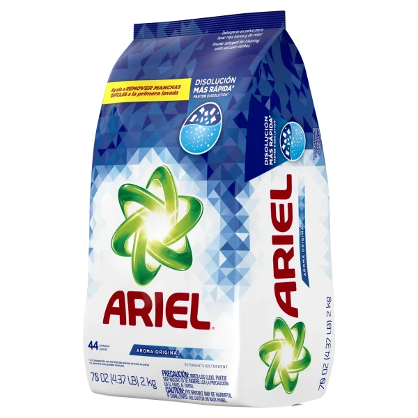 Ariel Original Scent, Powder Laundry Detergent, 2.0 KG, 44 Loads