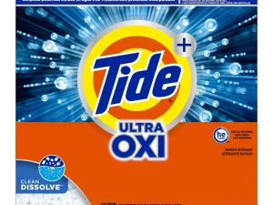 Tide Plus Ultra Oxi Powder Laundry Detergent, 35 Loads, 63 oz