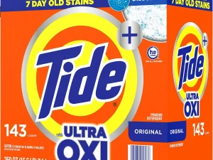 Tide HE Ultra Oxi Powder Laundry Detergent Original 250 Ounce