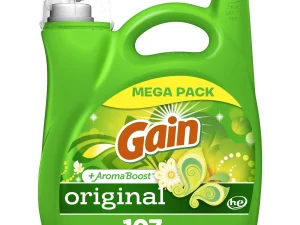 Gain Liquid Laundry Detergent, Original Scent, 154 fl oz, 107 Loads