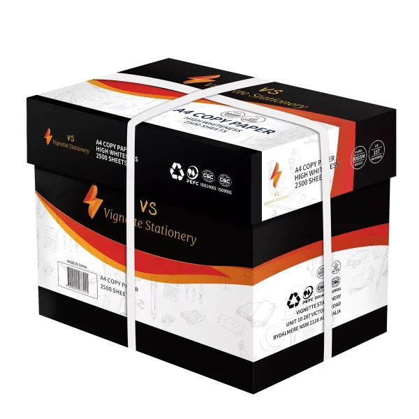 A4 Print Copy Paper Carton 2500 Sheets 5 Reams Ultra White 80GSM 500 Per Ream